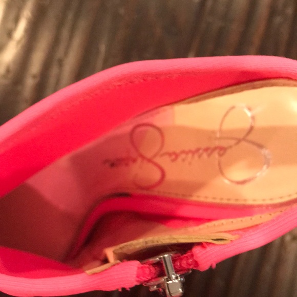 BARBIE VIBES! 😊 JESSICA SIMPSON BUBBLEGUM PINK HEELS. Size 6. - Picture 7 of 11